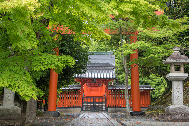 京都 嵐山 天龍寺の鳥居