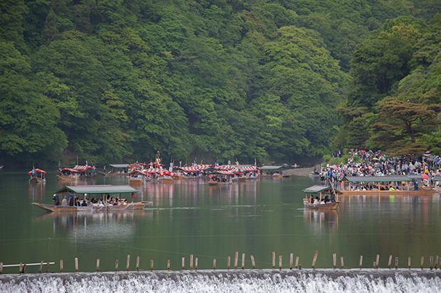 京都 嵐山 三船祭