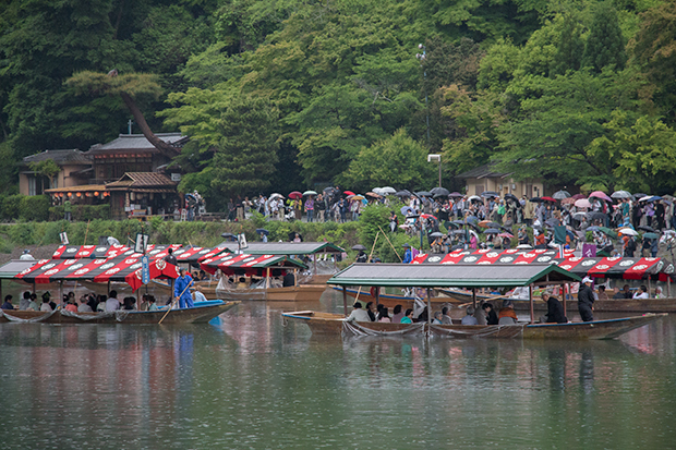 京都 嵐山 三船祭